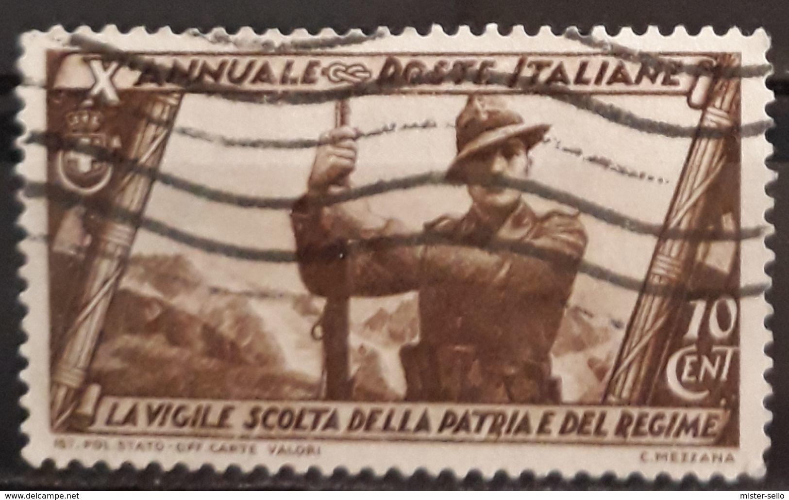 ITALIA 1932 The 10th Anniversary Of The March On Rome. USADO - USED. - Usados