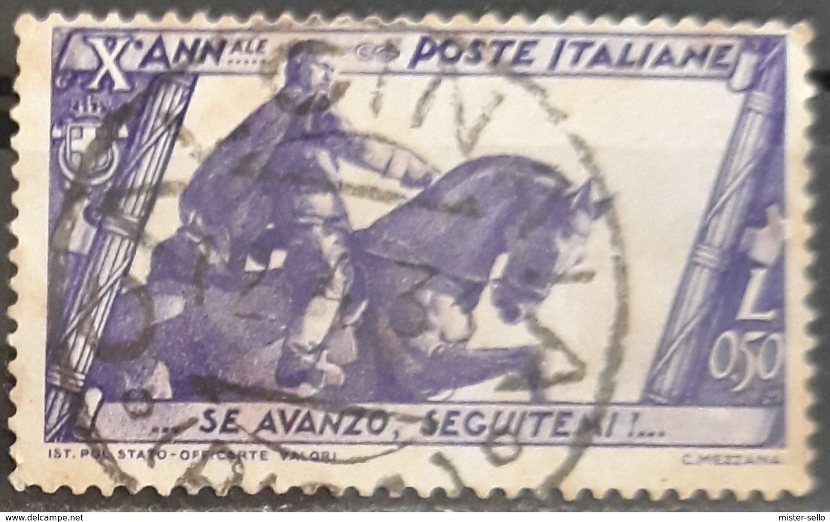 ITALIA 1932 The 10th Anniversary Of The March On Rome. USADO - USED. - Usados