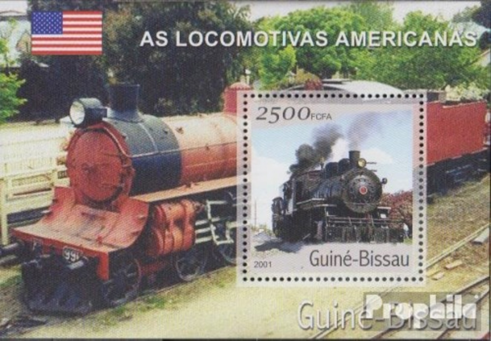 Guinea-Bissau  MNH 2001 Trasporti- E Trasporti - Guinea-Bissau