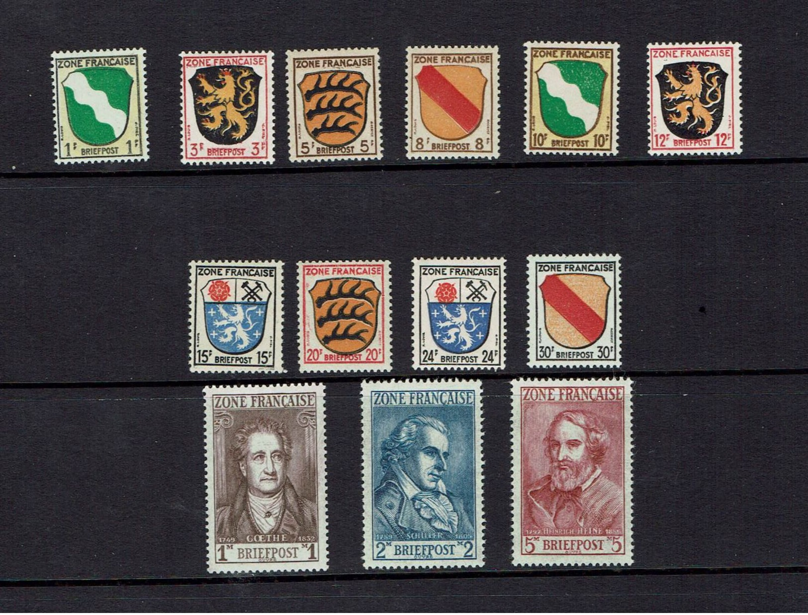 GERMANY,,,French Zone Mid 1940's...mh - Lots & Kiloware (mixtures) - Max. 999 Stamps