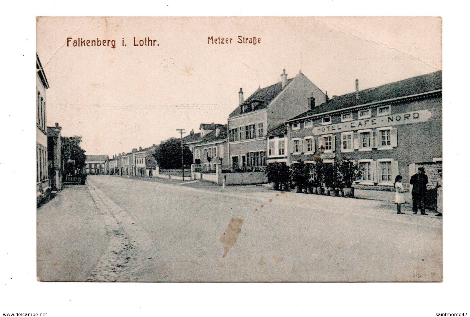 57 . FAULQUEMONT . FALKENBERG I. LOTHR . METZER STRASSE - Réf. N°5995 - - Faulquemont