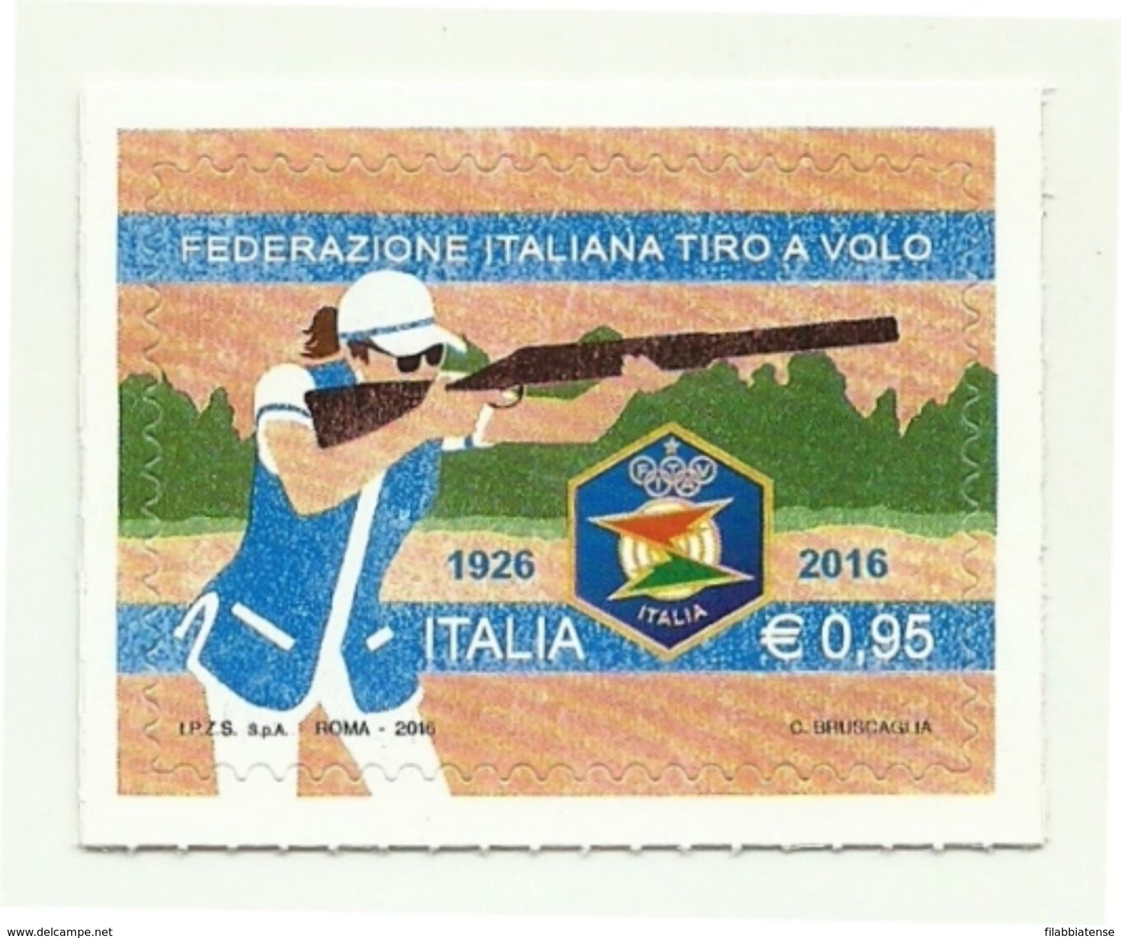 2016 - Italia 3768 Tiro A Volo ---- - Tir (Armes)