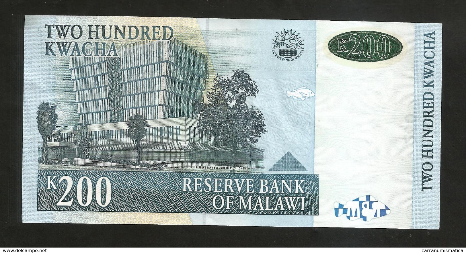 MALAWI - RESERVE BANK Of MALAWI - 200 KWACHA (2003) - Malawi