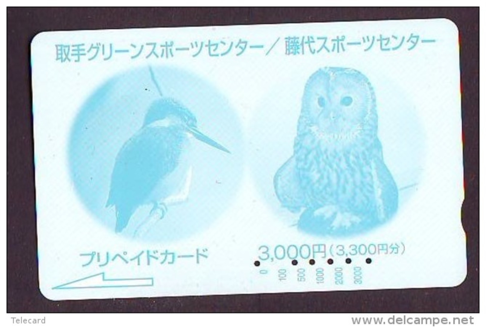 Télécarte Japon Oiseau * HIBOU (2019) * OWL * BIRD Japan Phonecard * TELEFONKARTE * EULE * UIL - Hiboux & Chouettes