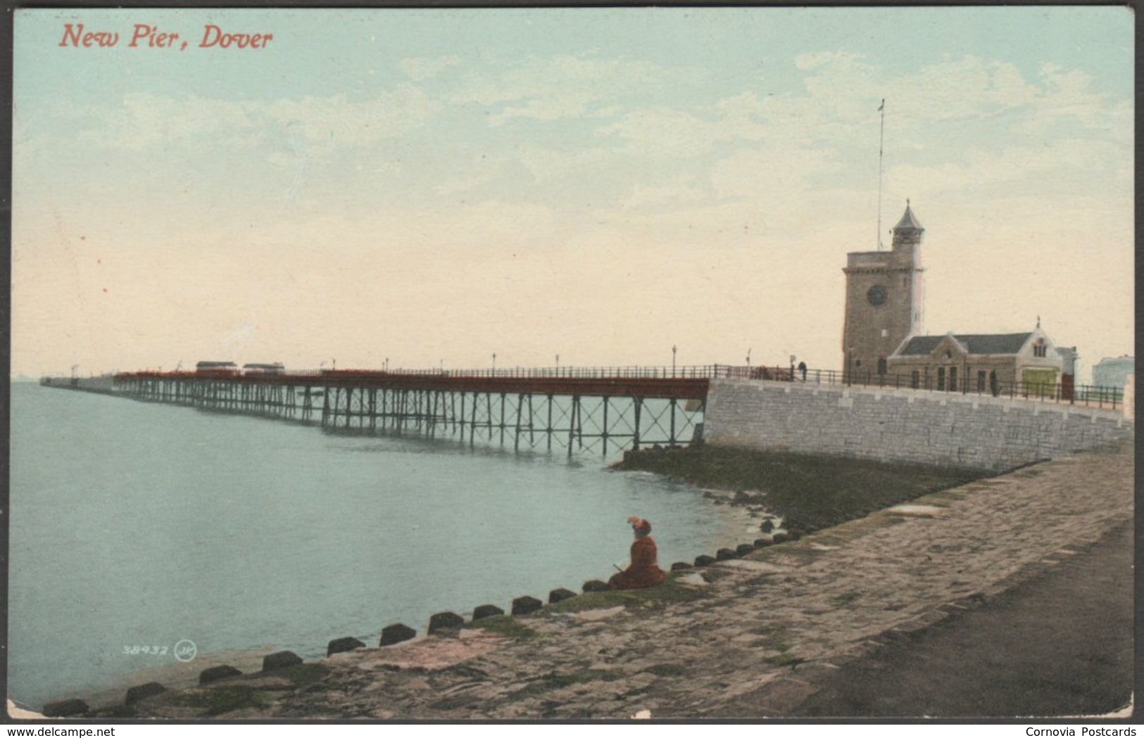 New Pier, Dover, Kent, 1914 - Valentine's Postcard - Dover