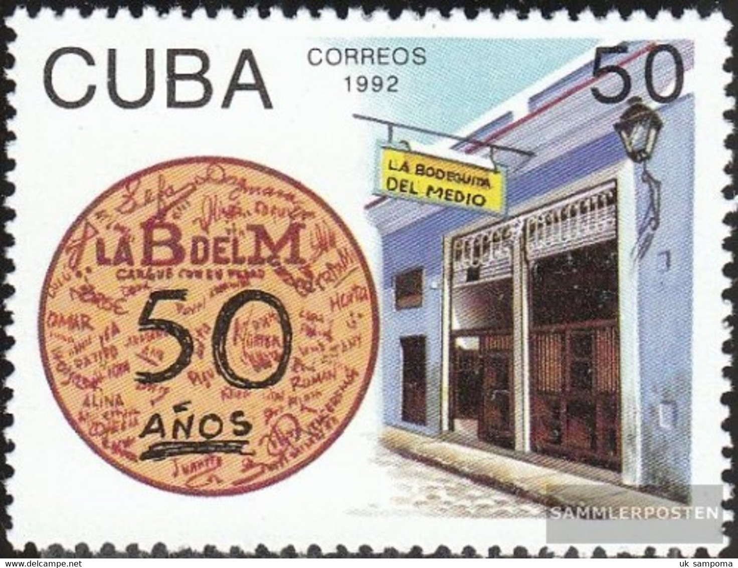 Cuba 3577 (complete Issue) Unmounted Mint / Never Hinged 1992 Bodeguita Del Medio - Unused Stamps