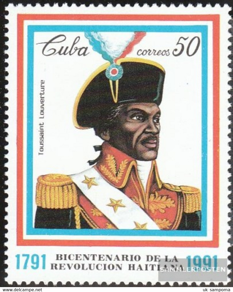 Cuba 3542 (complete Issue) Unmounted Mint / Never Hinged 1991 Haitianische Revolution - Unused Stamps