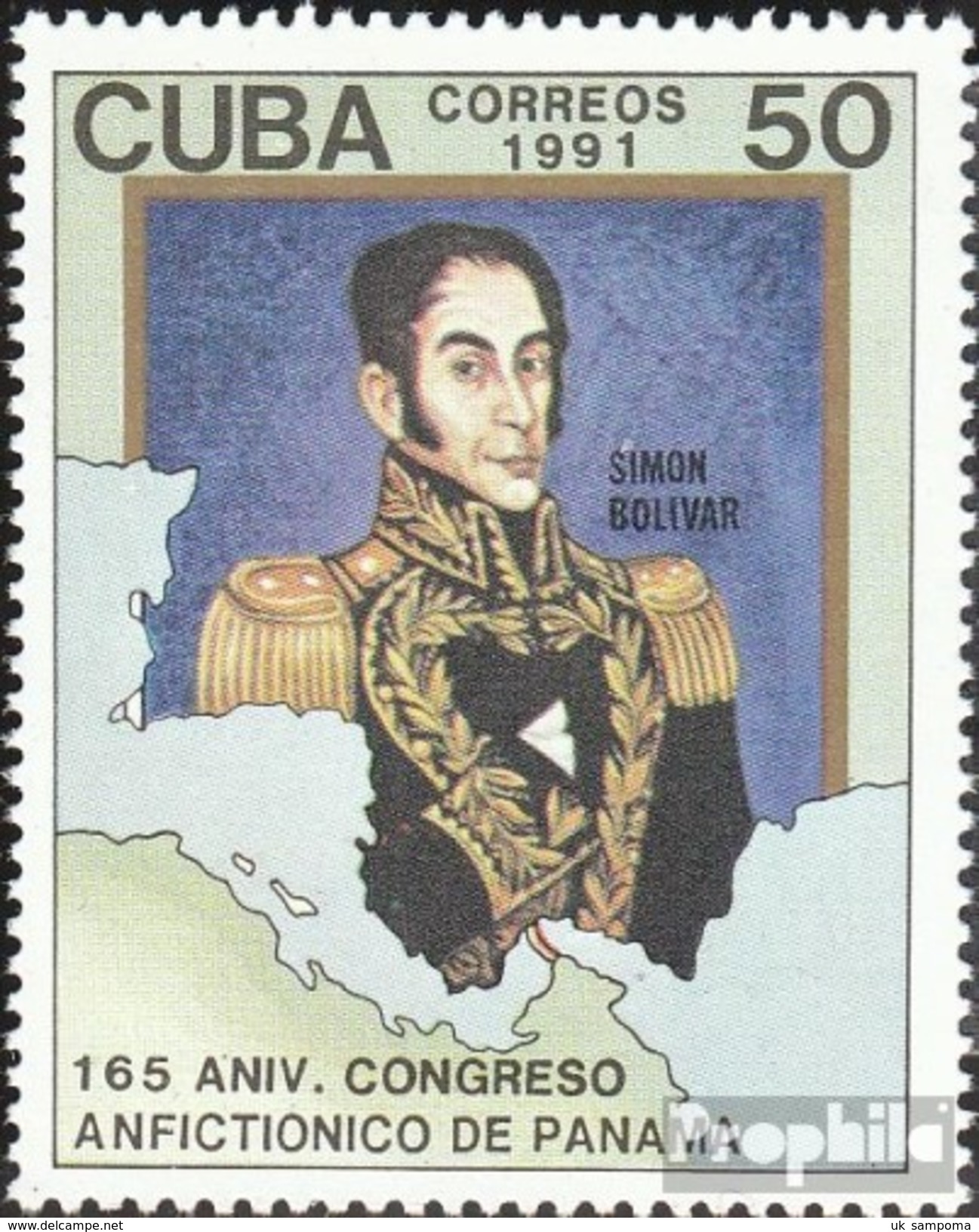 Cuba 3486 (complete.issue.) Unmounted Mint / Never Hinged 1991 Panamaischer Congress - Unused Stamps