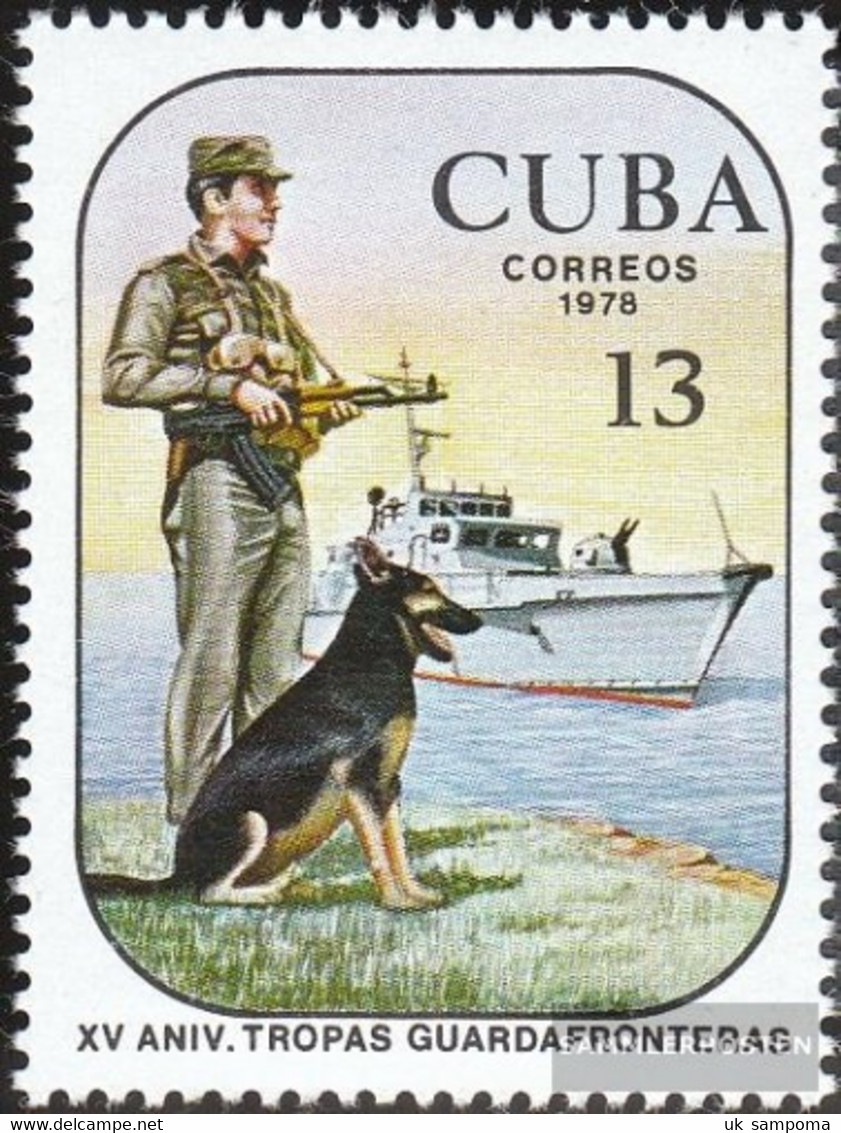 Cuba 2279 (complete Issue) Unmounted Mint / Never Hinged 1978 Border Troops - Ungebraucht