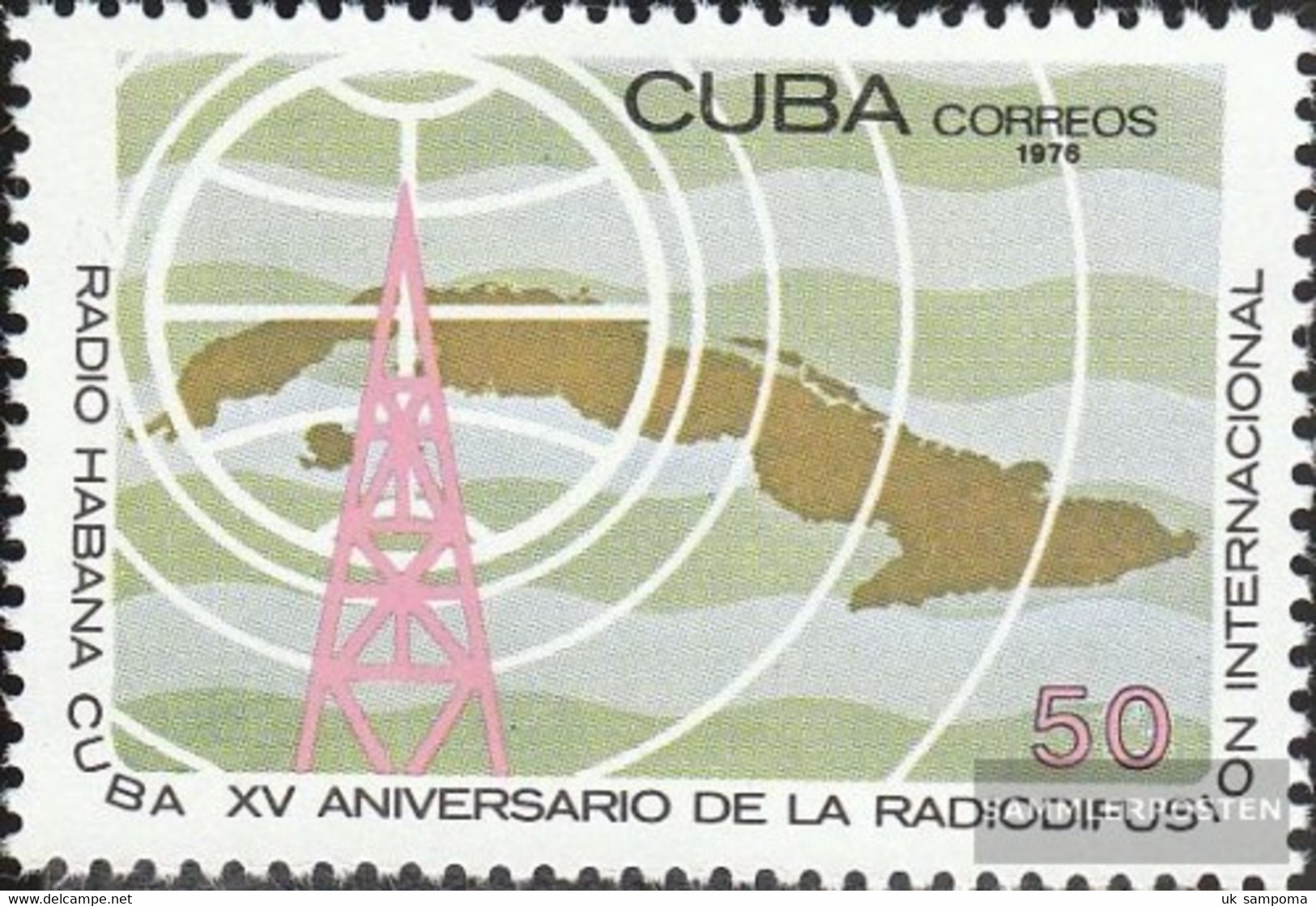 Cuba 2122 (complete Issue) Unmounted Mint / Never Hinged 1976 Broadcasting - Ungebraucht