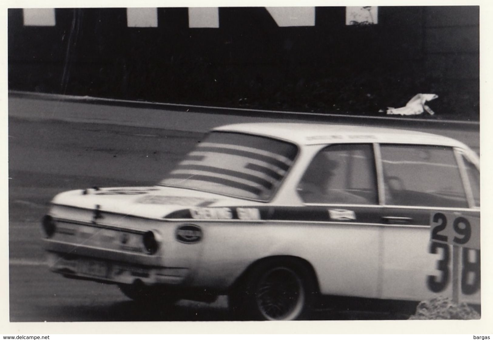 Photo Originale Course Auto Automobile Spa Francorchamps  Années 60-70 - Automobiles