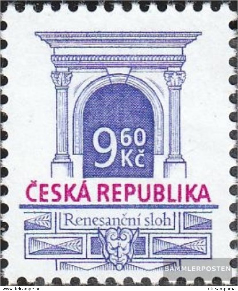 Czech Republic 89 (complete Issue) Unmounted Mint / Never Hinged 1995 Architectural Styles - Unused Stamps