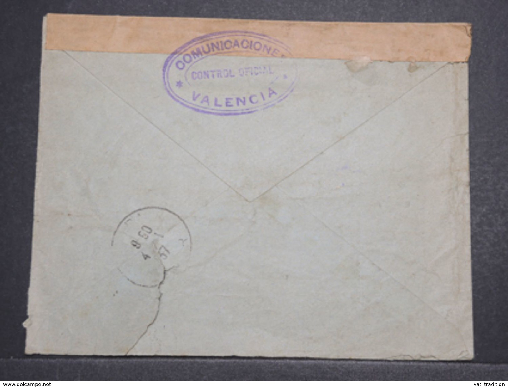 ESPAGNE - Enveloppe De Alginet Pour Blida ( Algérie ) En 1936 , Contrôle Postal De Valence - L 10353 - Bolli Di Censura Repubblicana