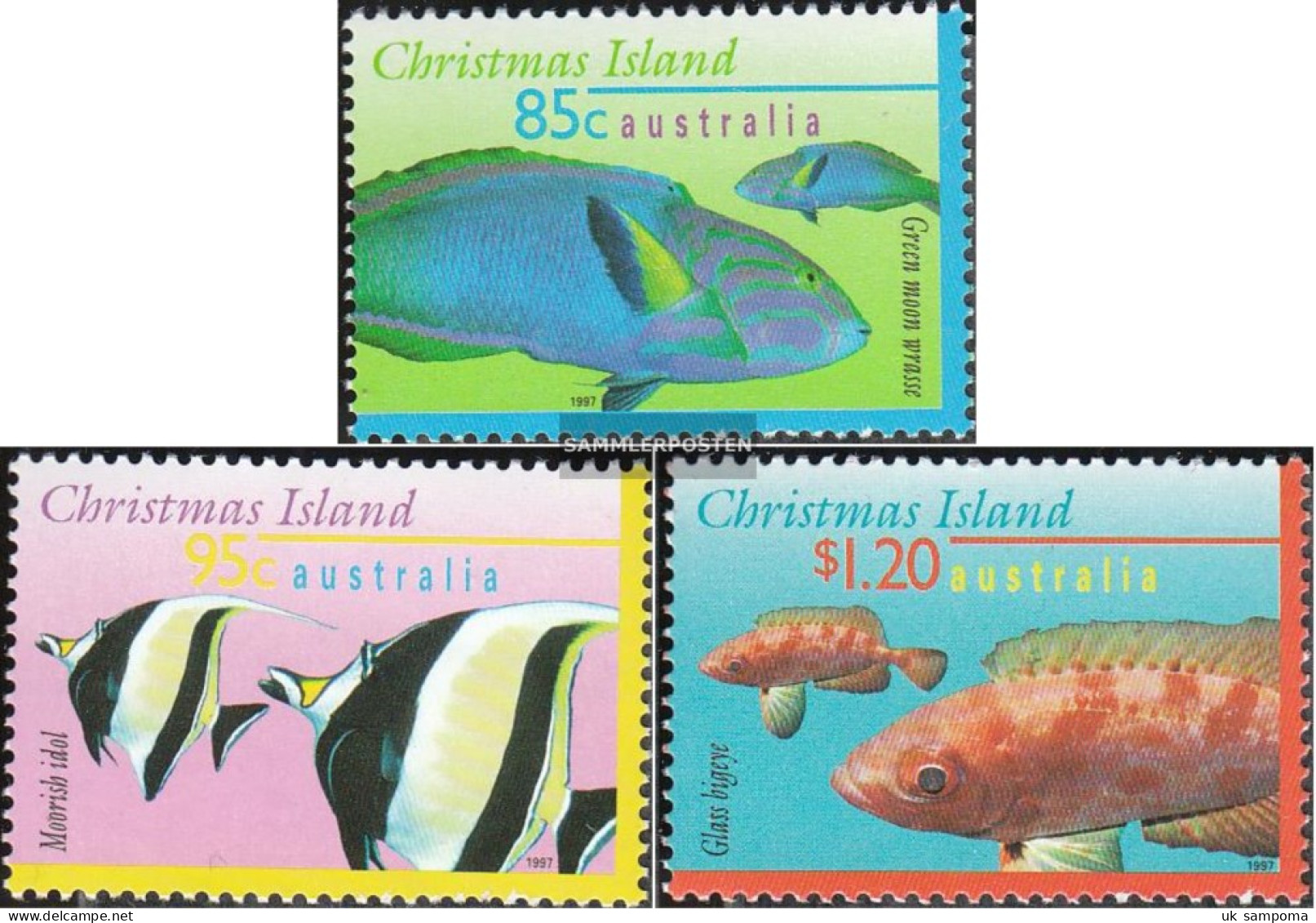 Weihnachtsinsel (indian.Ocean) 429-431 (complete Issue) Unmounted Mint / Never Hinged 1997 Fish - Christmas Island