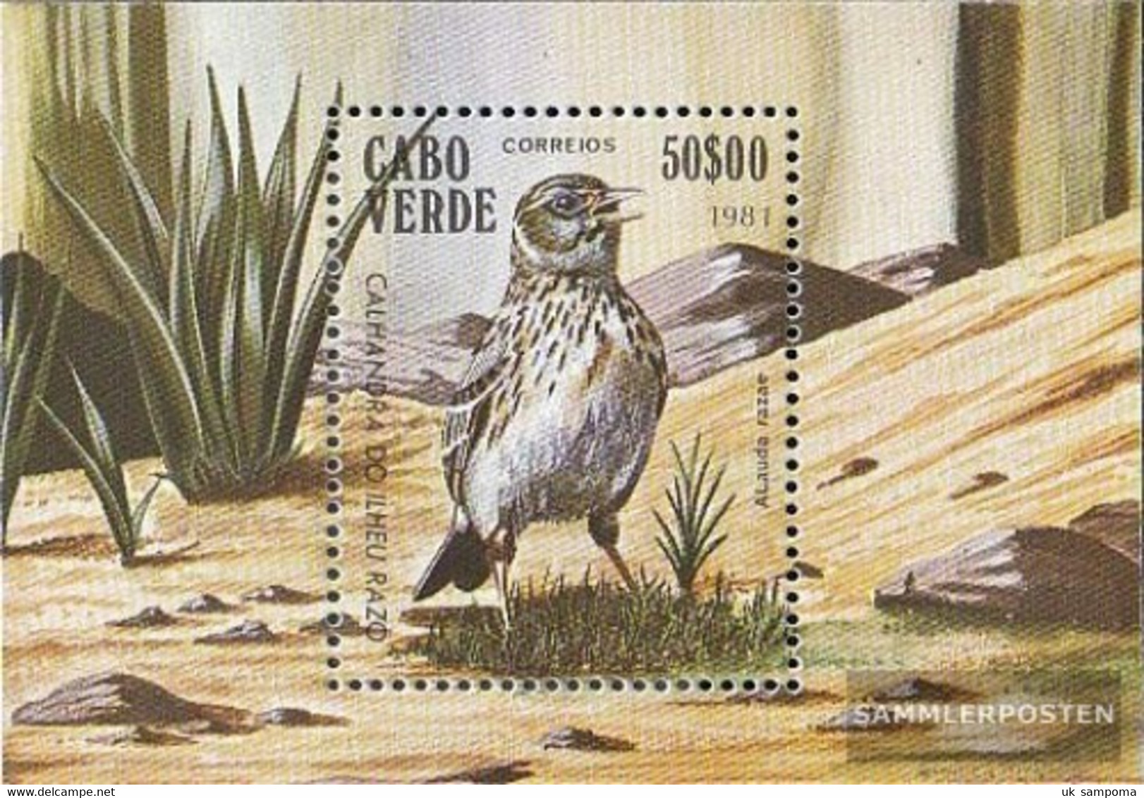 Cape Verde Block4 (complete Issue) Unmounted Mint / Never Hinged 1981 Birds - Cape Verde