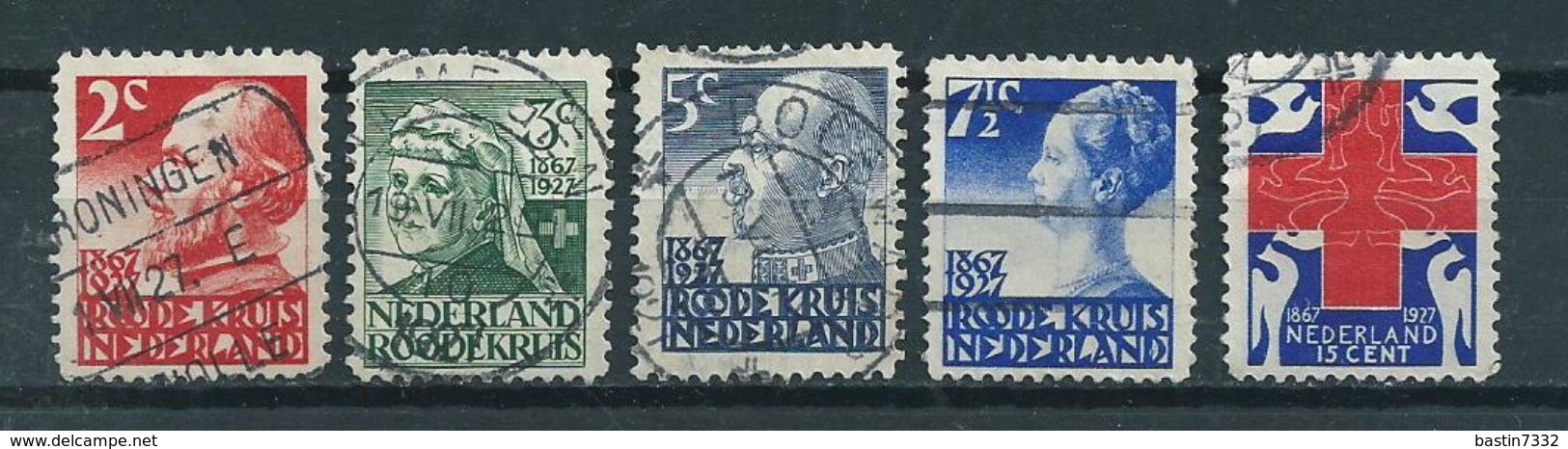 1927 Netherlands Complete Set Red Cross Used/gebruikt/oblitere - Gebruikt