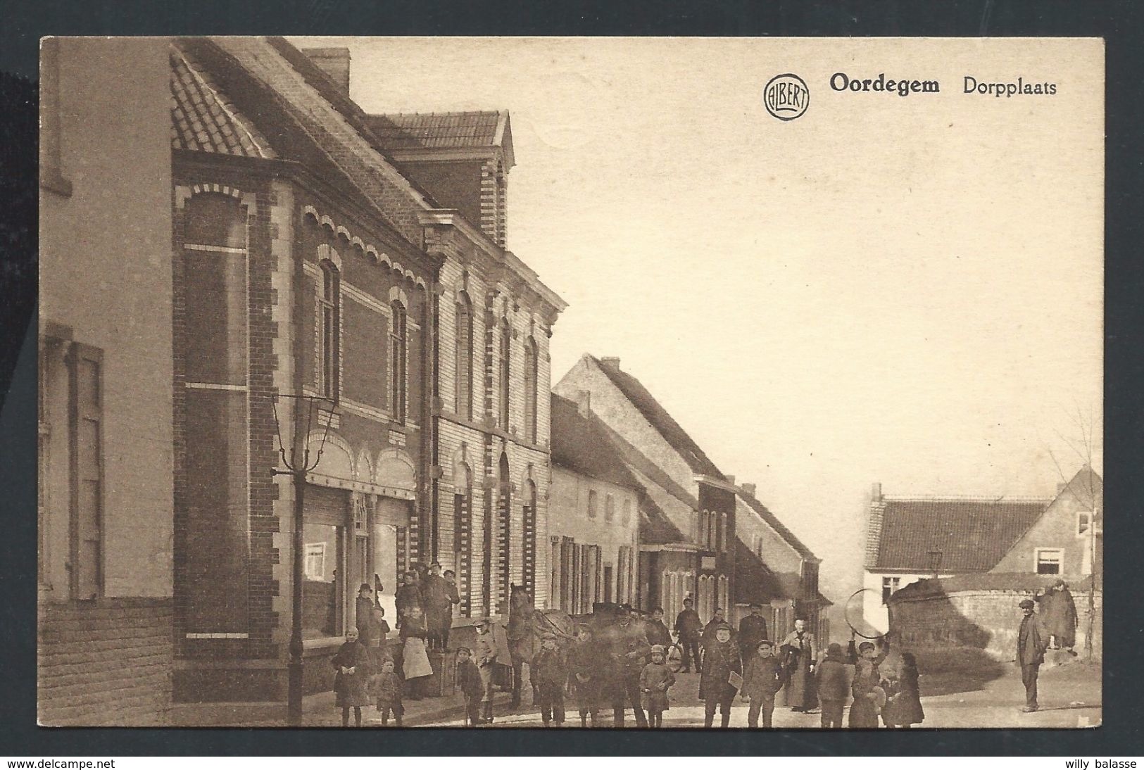 +++ CPA - OORDEGEM - Dorpplaats - Carte Animée   // - Lede