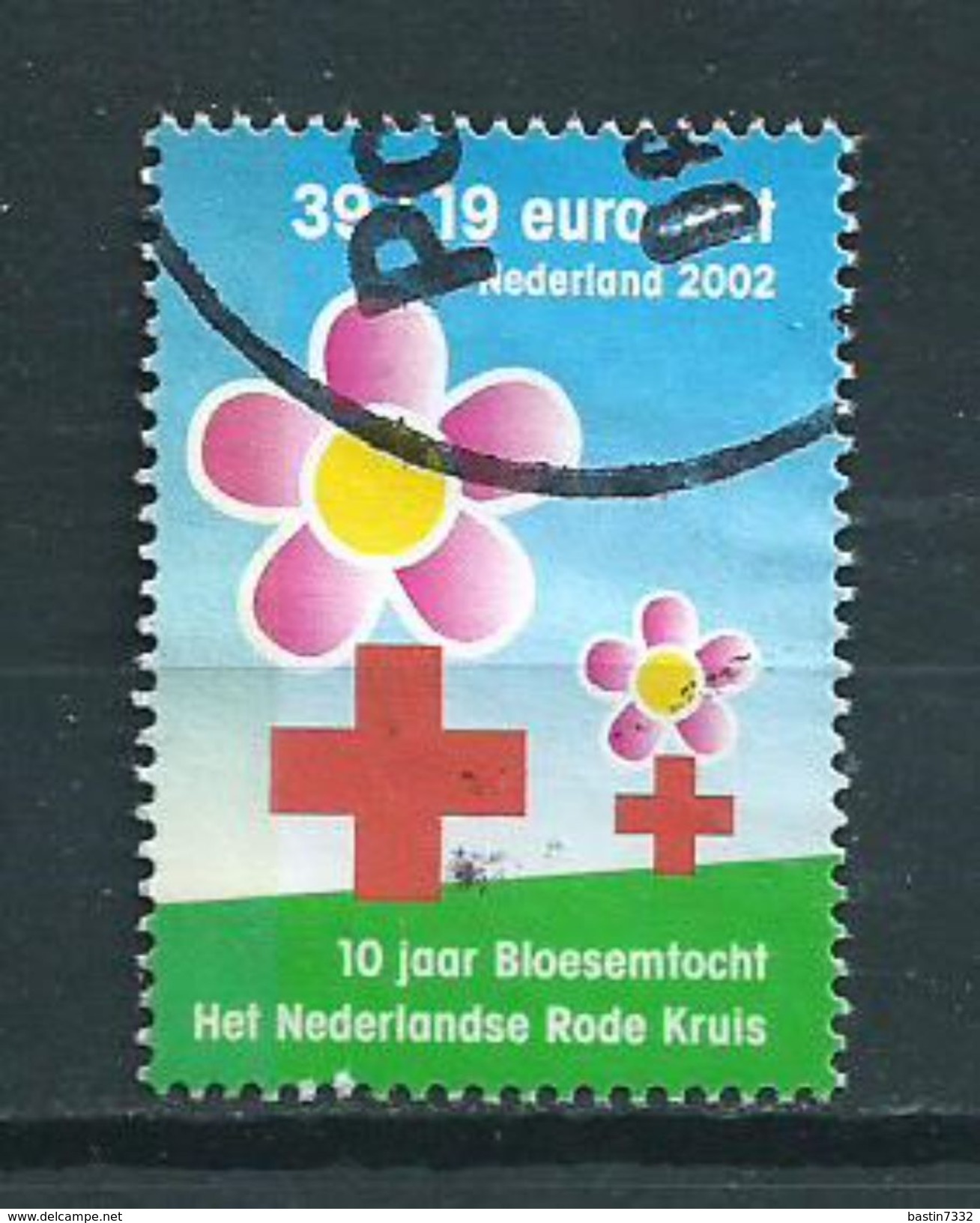 2002 Netherlands Red Cross,rode Kruis,rotes Kreuz Used/gebruikt/oblitere - Gebruikt