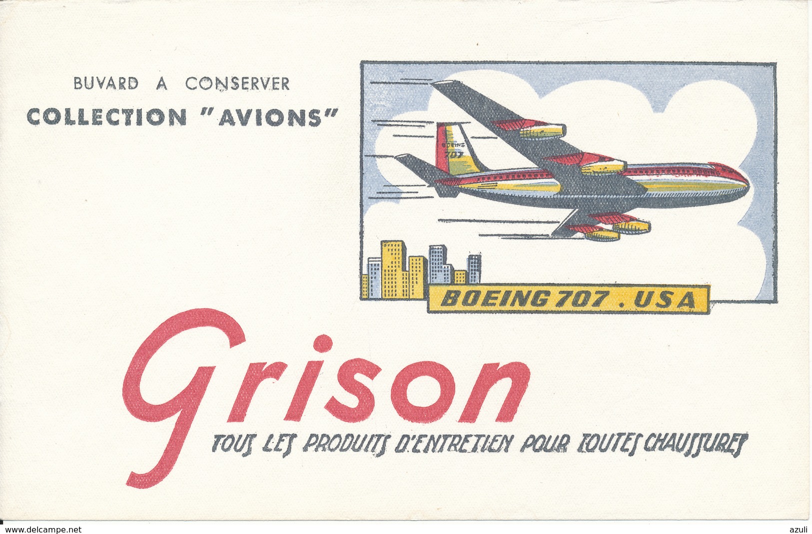 BUVARD - GRISON - Boeing 707, USA - Chaussures