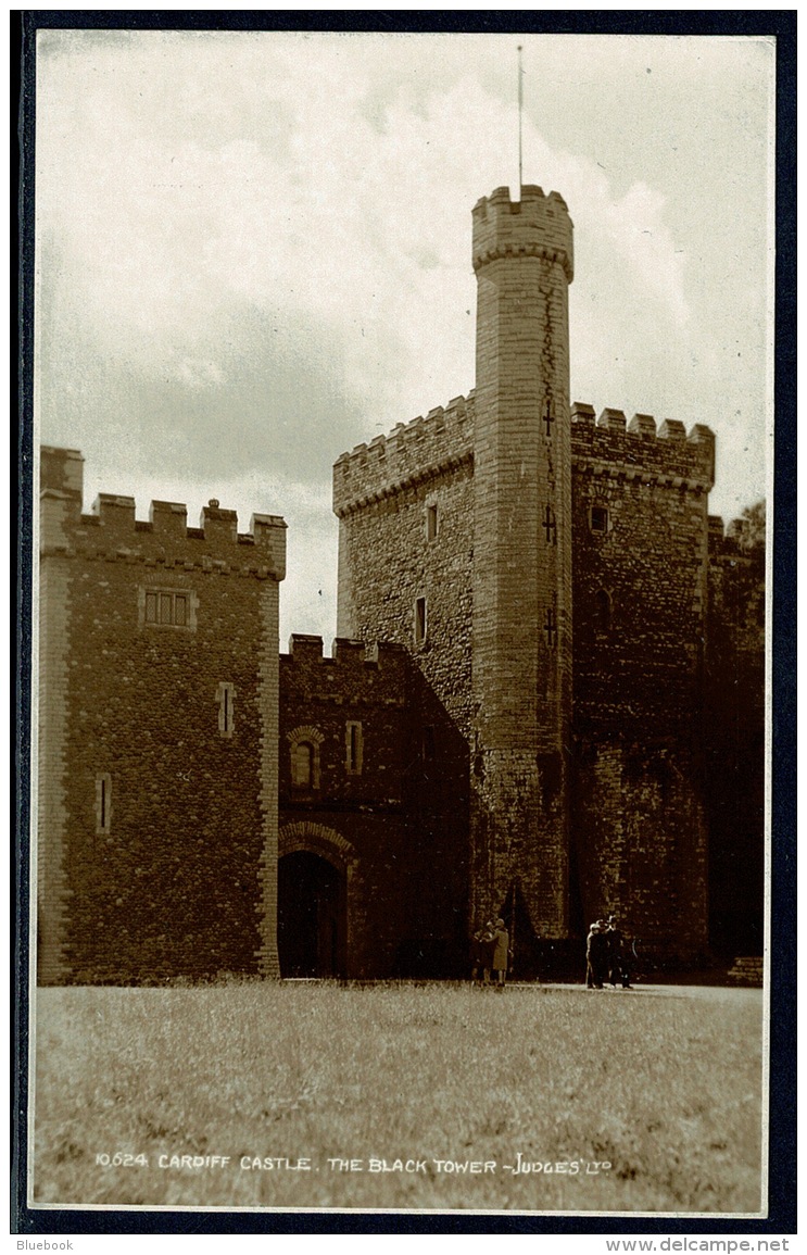 RB 1180 -  2 X Judges Real Photo Postcards - Cardiff Castle Glamorgan Wales - Glamorgan