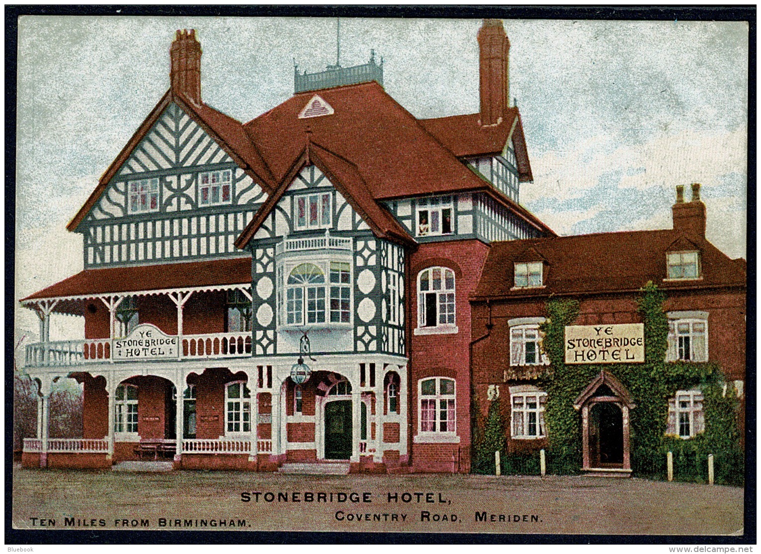 RB 1180 -  Early Postcard Stonebridge Hotel Coventry Road Solihull Birmingham Warwickshire - Other & Unclassified