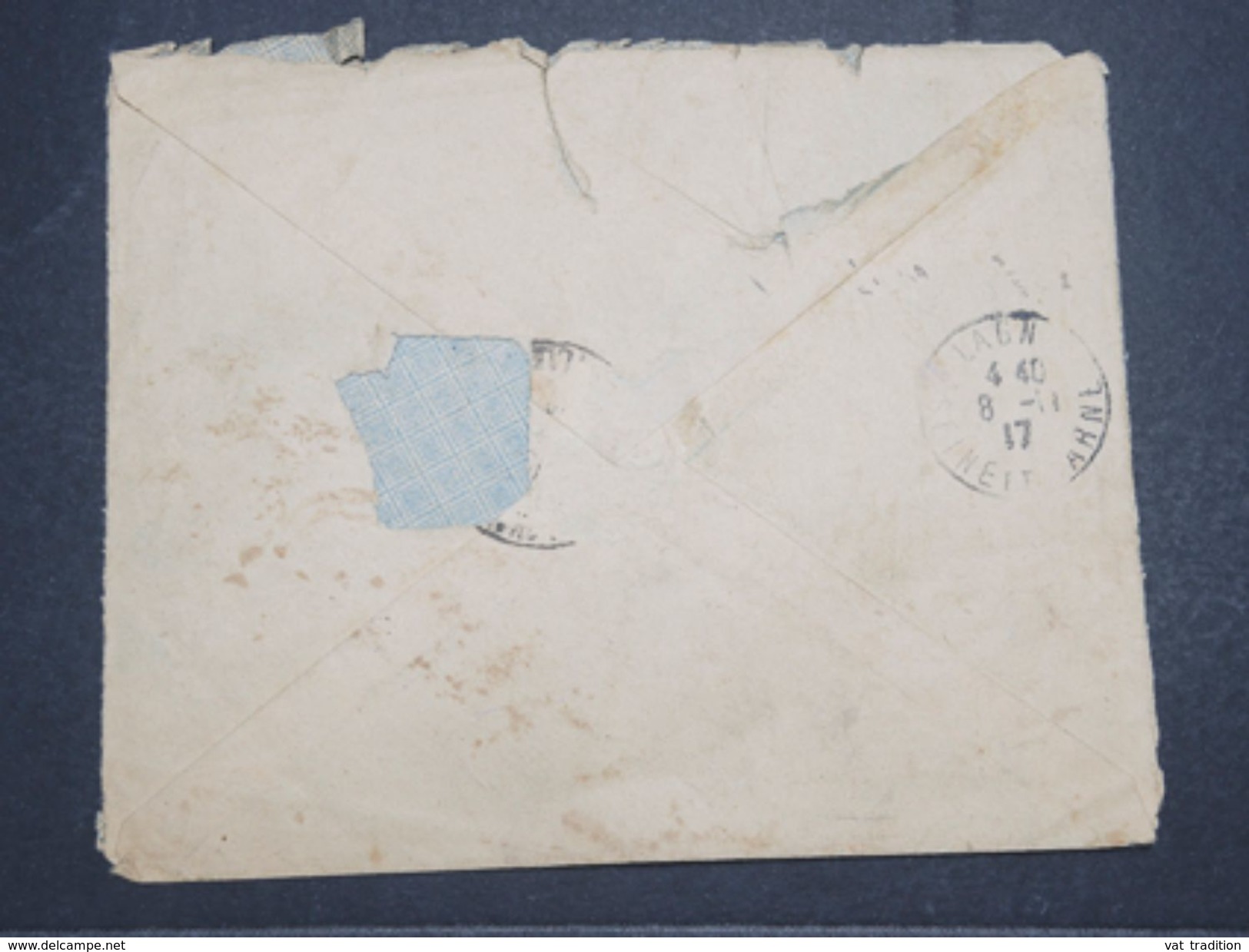 RUSSIE - Enveloppe En Recommande Enakievo Pour La France En 1917 Avec Contrôle Postal - L 10391 - Covers & Documents
