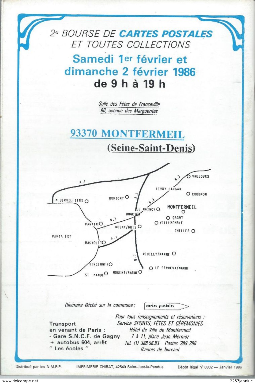 Cartes Postales Et Collections Janvier 1986  Magazines N: 107 Llustration &  Thèmes Divers 98 Pages - Français