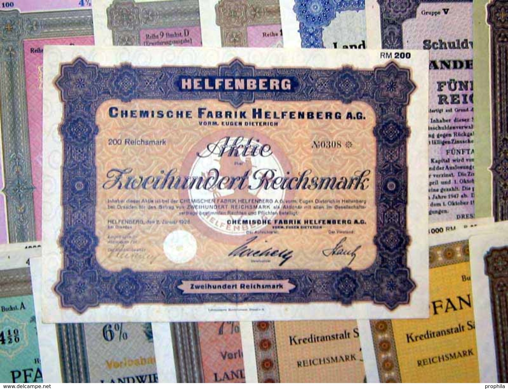 154 Verschiedene HWPs Dresden 1924-1943 Deko - Andere & Zonder Classificatie