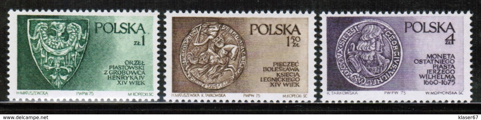 PL 1975 MI 2416-18 - Unused Stamps