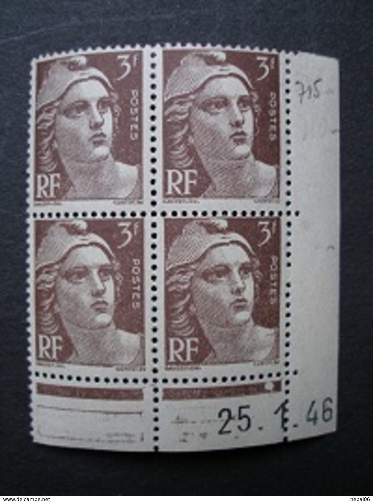 1946 - Type Gandon - Mnh** - 1940-1949