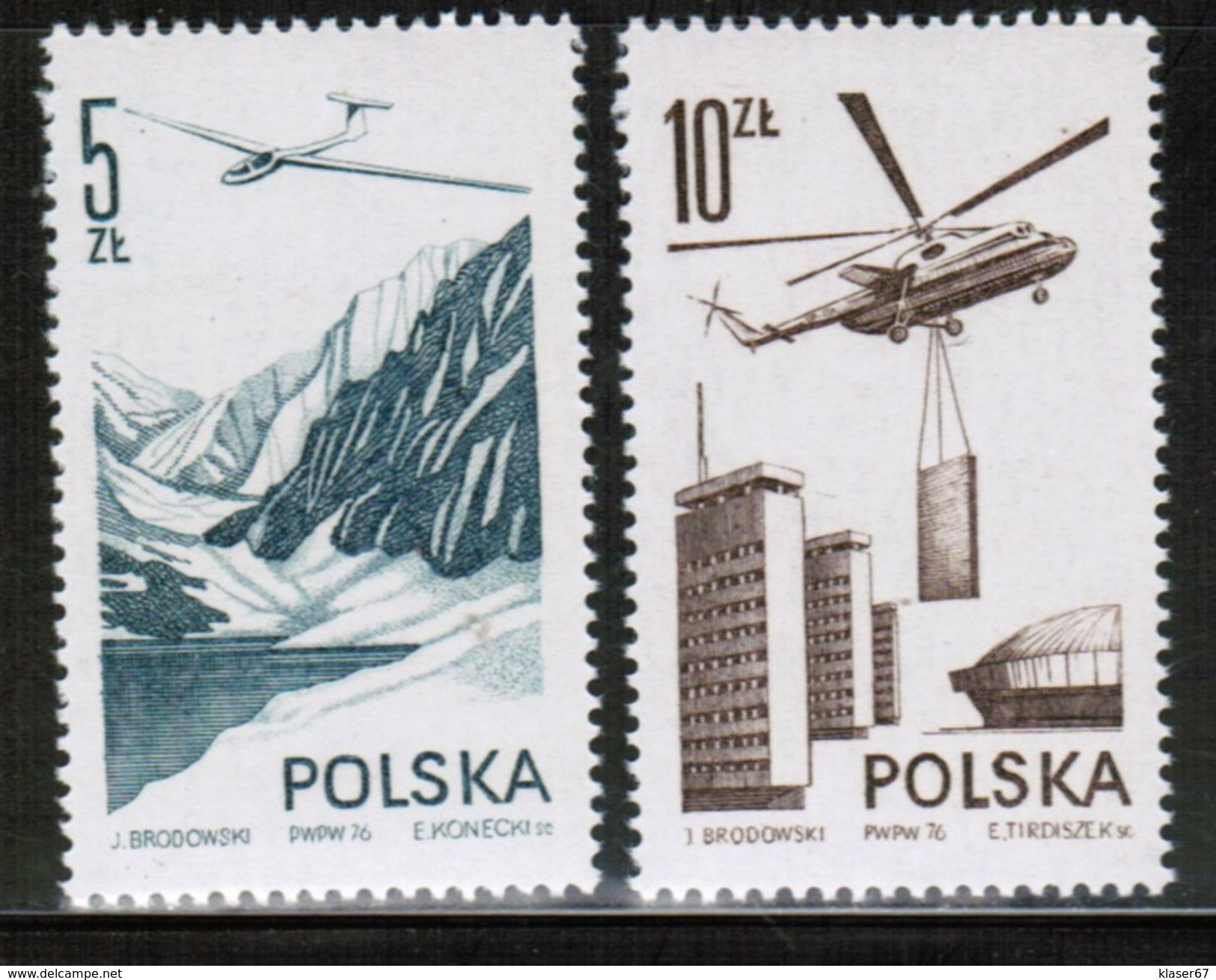 PL 1976 MI 2437-38 - Unused Stamps