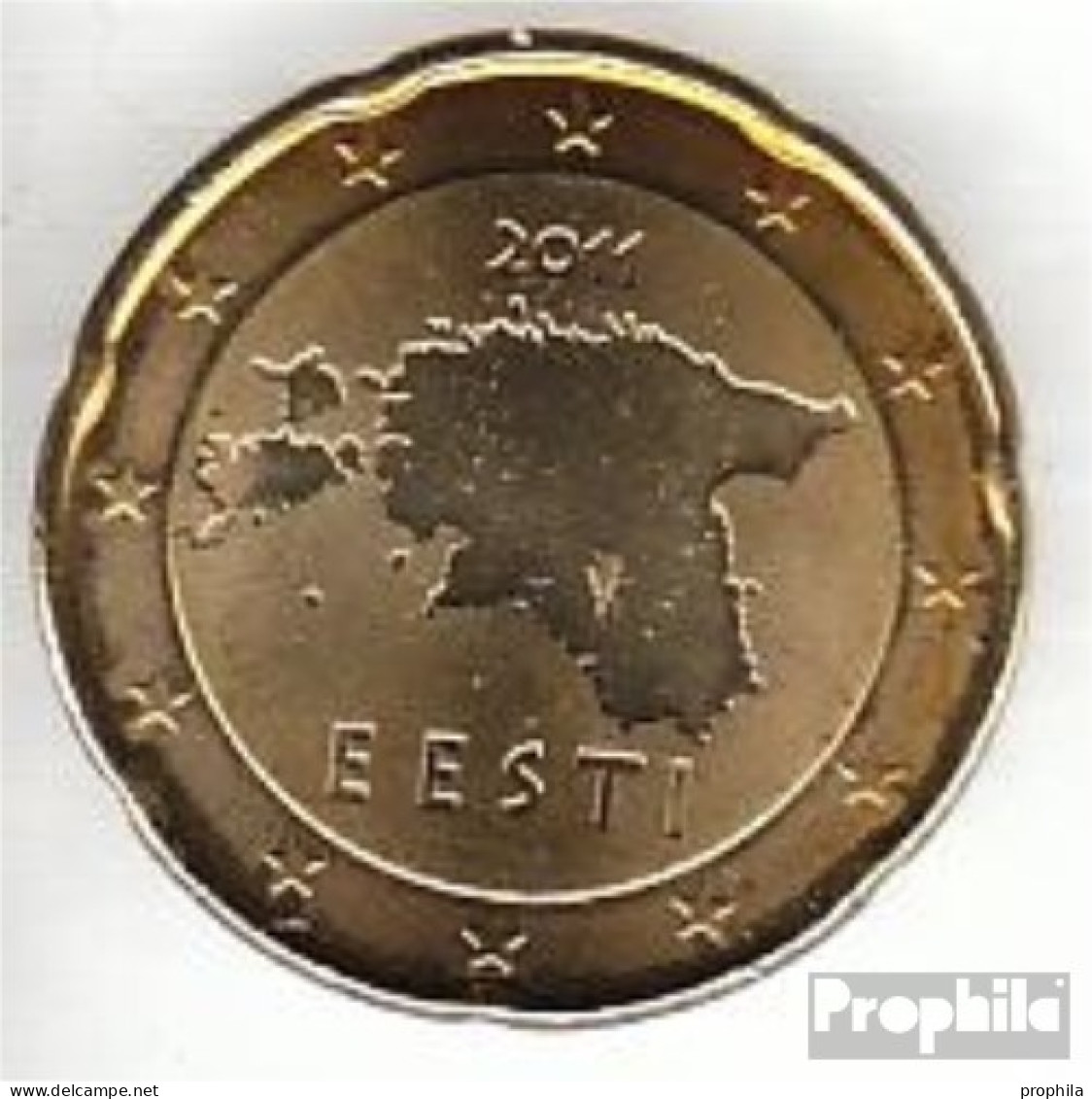 Estland EST 5 2011 Stgl./unzirkuliert Stgl./unzirkuliert 2011 Kursmünze 20 Cent - Estonie