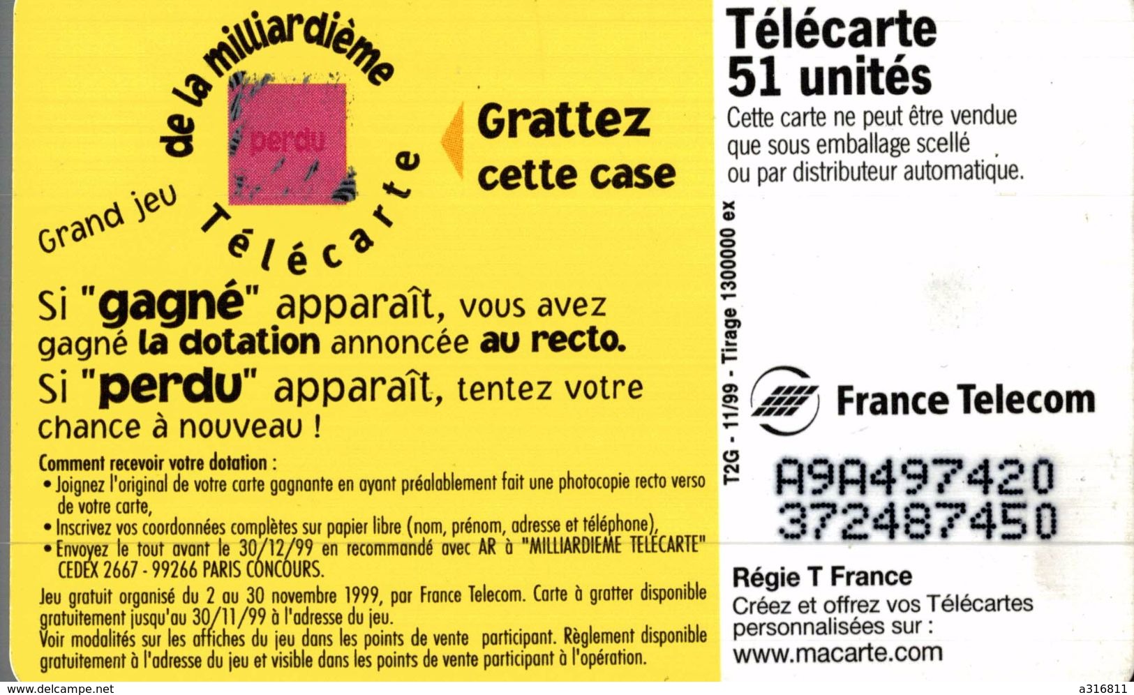 TELECARTE 51 VOUS JOUEZ POUR UNE FORD KA - Phonecards: Private Use