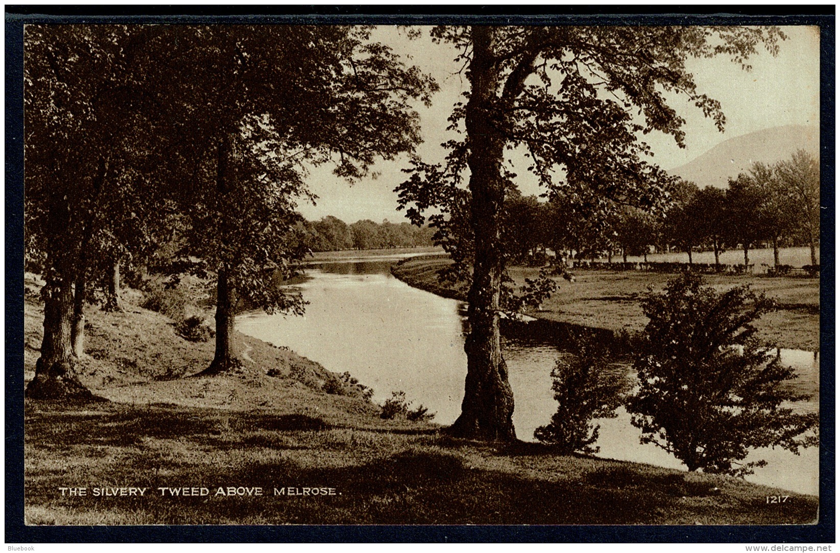 RB 1181 - 2 X Postcards - The River Tweed Melrose Scotland - Roxburghshire