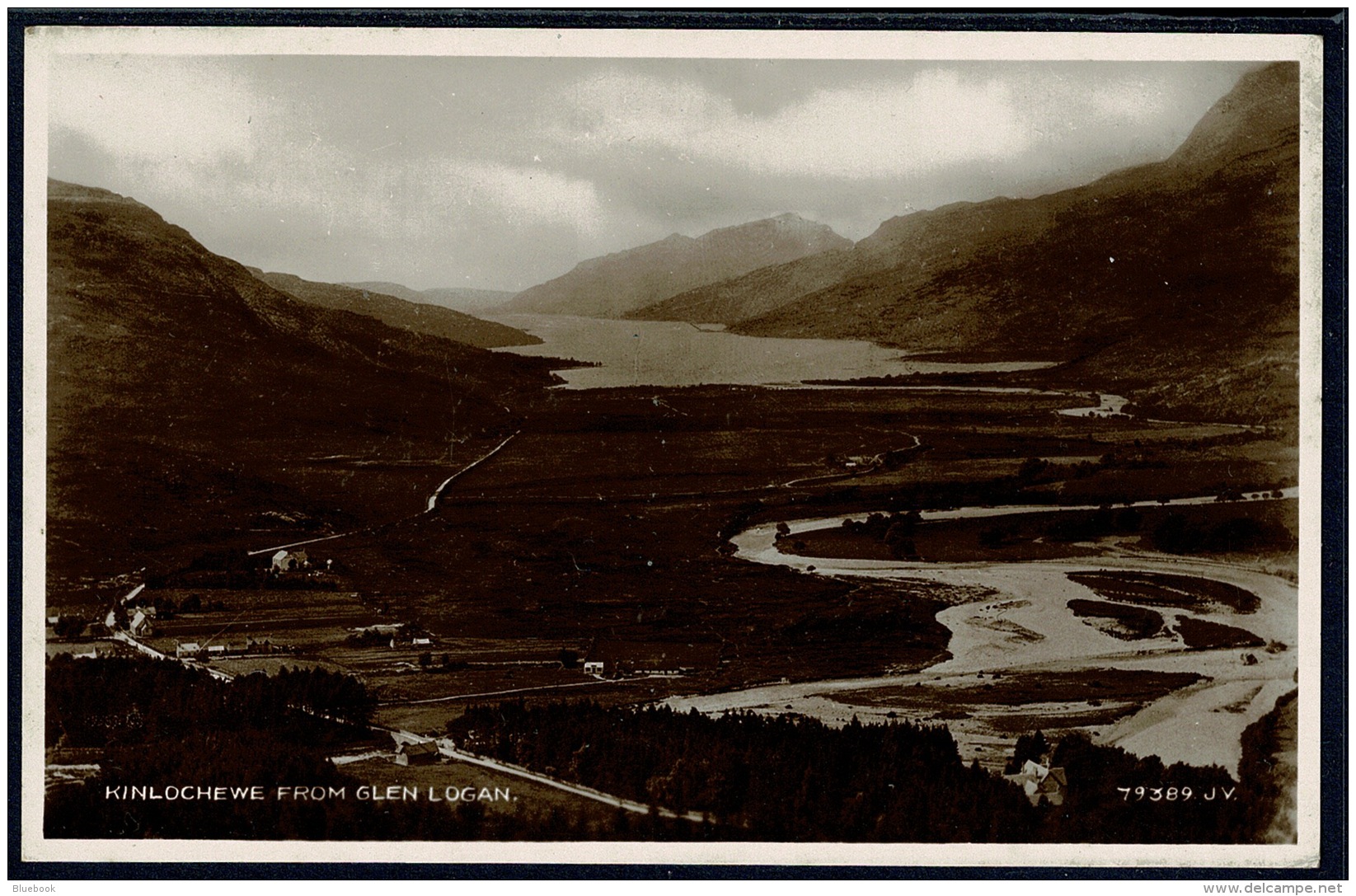 RB 1181 - Real Photo Postcard - Kinlochewe From Glen Logan Wester Ross Scotland - Ross & Cromarty