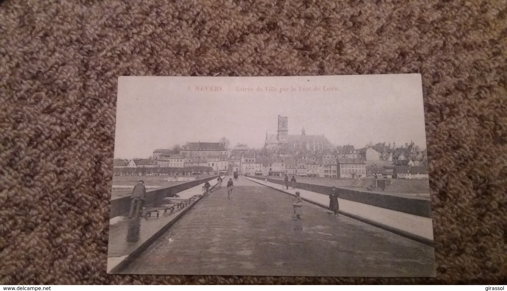 CPA NEVERS NIEVRE L ENTREE DE LA VILLE PAR LE PONT DE LA LOIRE  N° 3 ED SPECIALE PART - Nevers