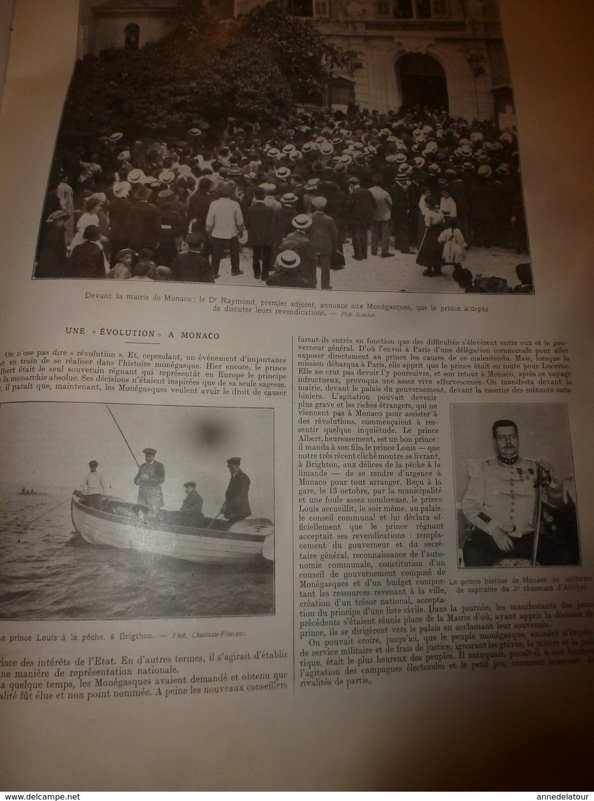 1910 L'ILLUSTRATION:Révolution-Lisboa;Dirigeables(América,Bayard-Clément);Tonkin(Phuc-Yen);Café-concert-Odéon;Monaco;etc