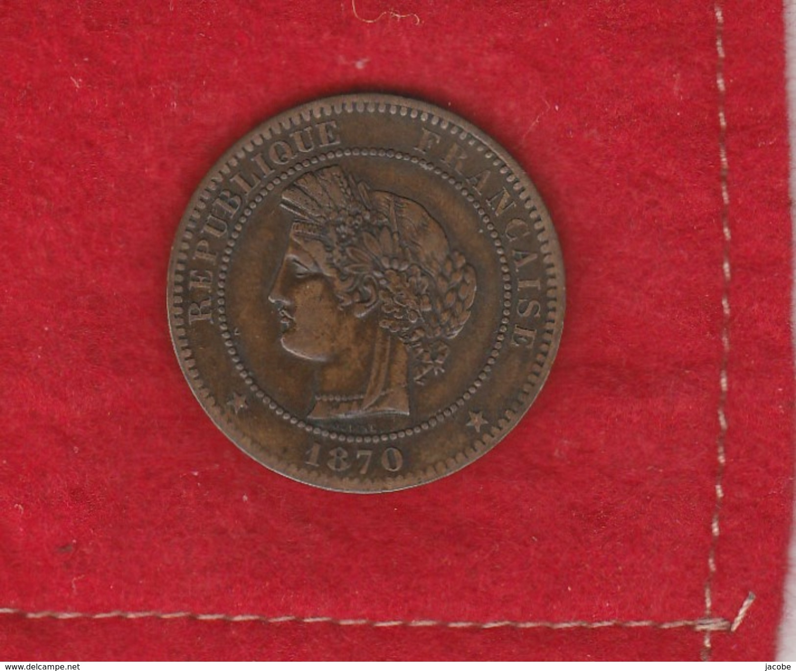 Type Cérés -10 Centimes 1870 A .gouvernement Défense National ..TTB - 1870-1871 Kabinett Trochu