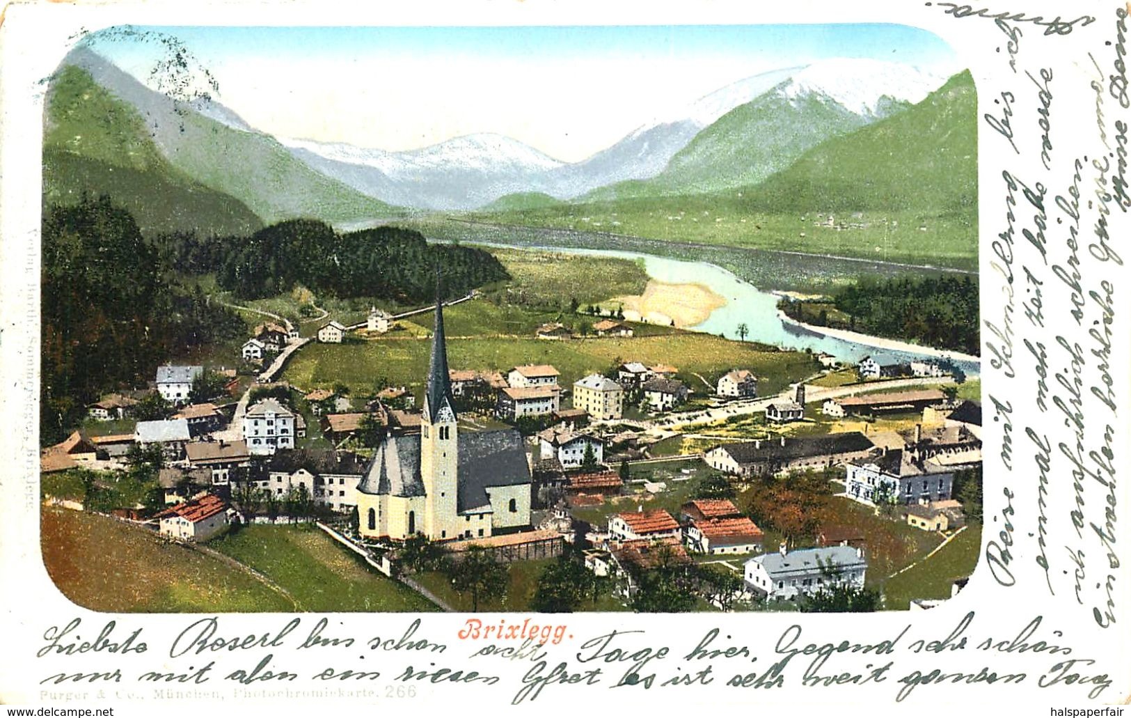 BRIXLEGG, AUSTRIA, C 1900-1905, VINTAGE POSTCARD - Other & Unclassified