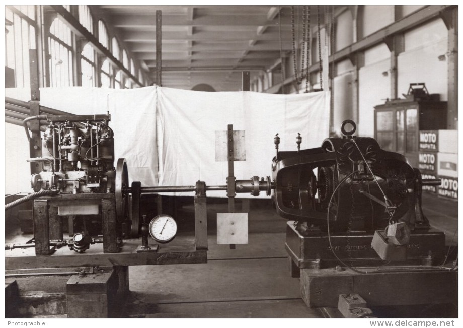 Conservatoire Des Arts Et Metiers Essai De Moteurs Aviation? Ancienne Photo 1910 - Aviation