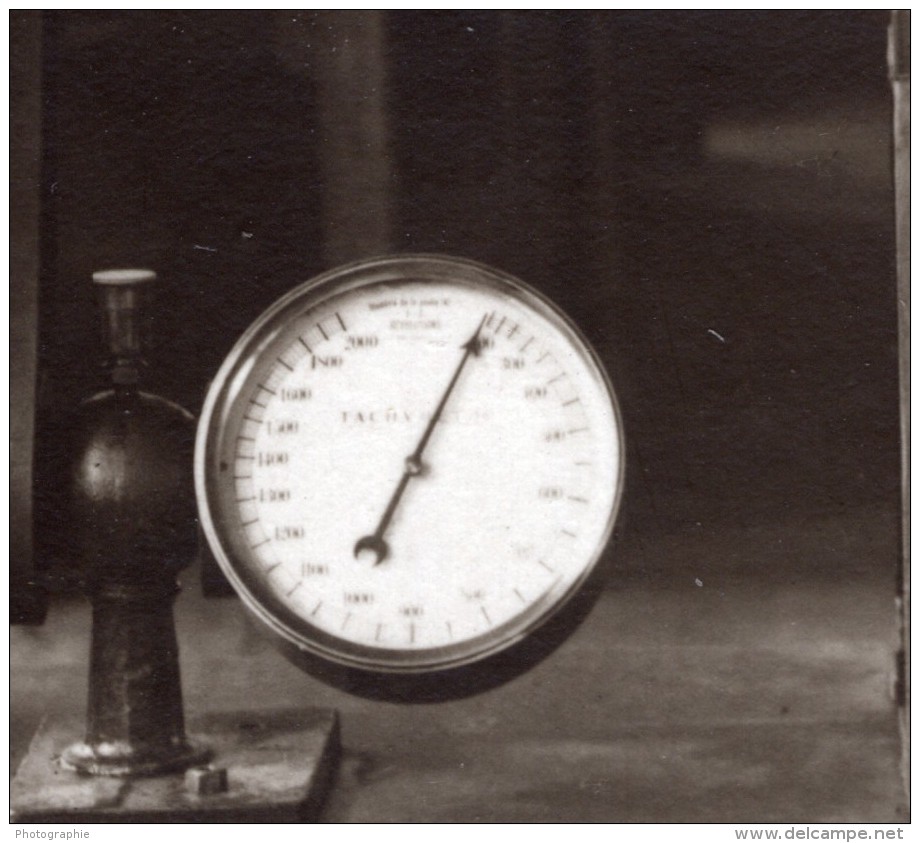 Conservatoire Des Arts Et Metiers Essai De Moteurs Aviation? Ancienne Photo 1910 - Aviation