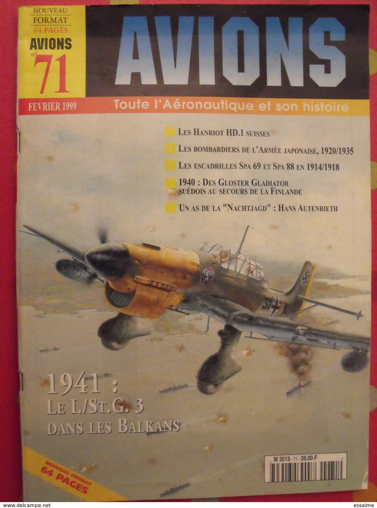 Lot De 4 Revues Avions. 1999-2000. Toute L'aéronautique Et Son Histoire. Aviation Avion - Aviazione