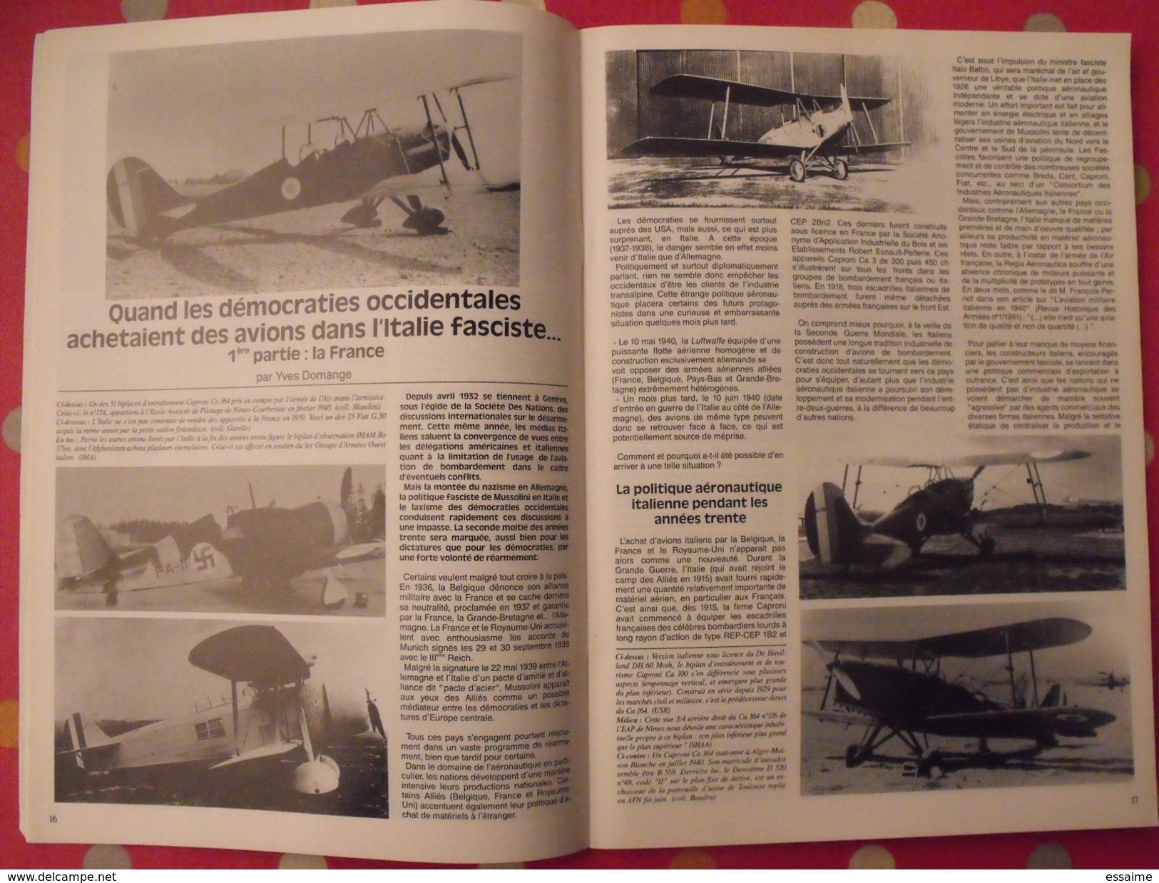 lot de 4 revues Avions. 1999-2000. toute l'aéronautique et son histoire. Aviation avion