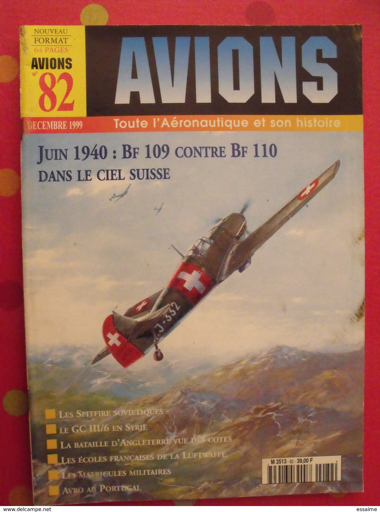 lot de 4 revues Avions. 1999-2000. toute l'aéronautique et son histoire. Aviation avion