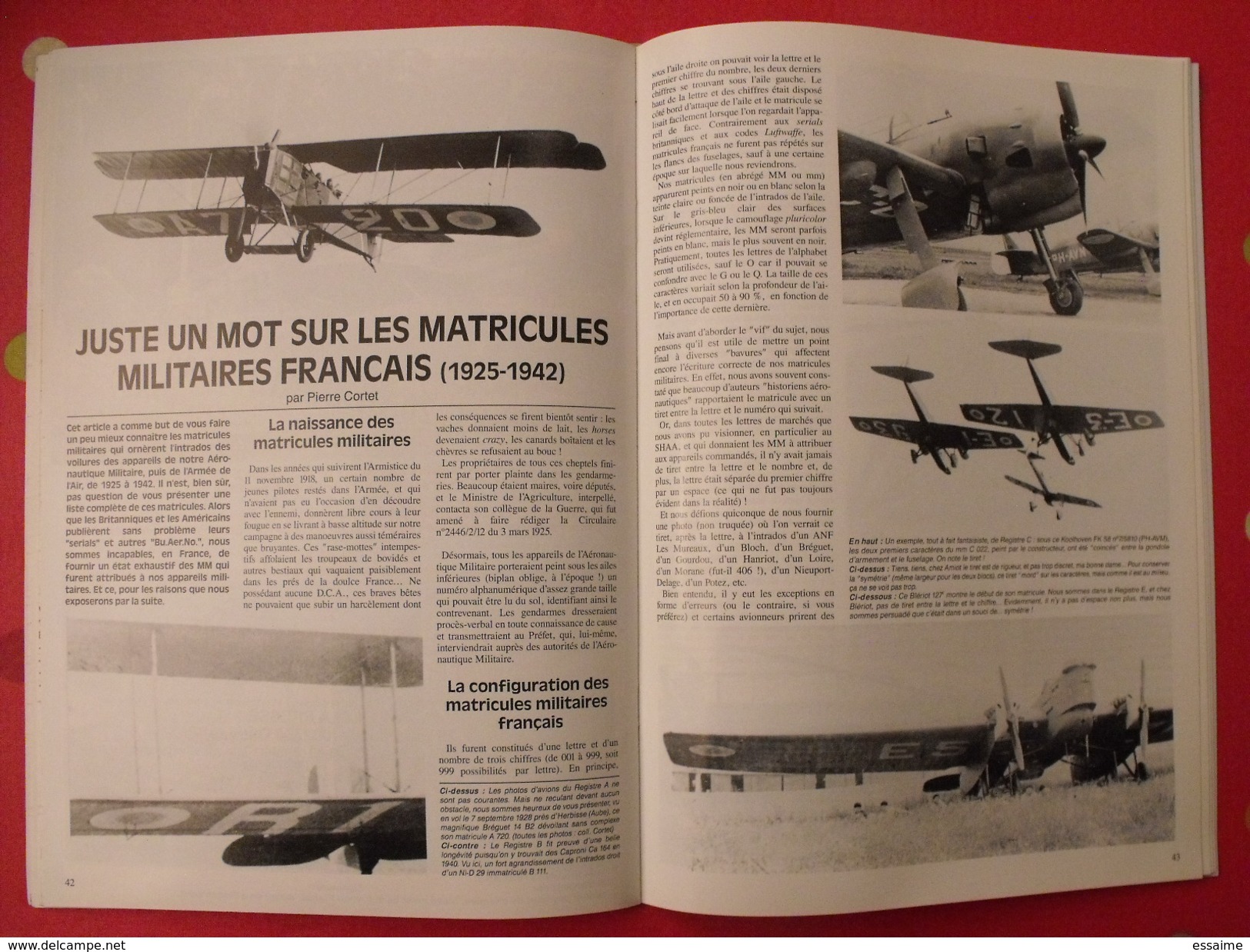 lot de 4 revues Avions. 1999-2000. toute l'aéronautique et son histoire. Aviation avion