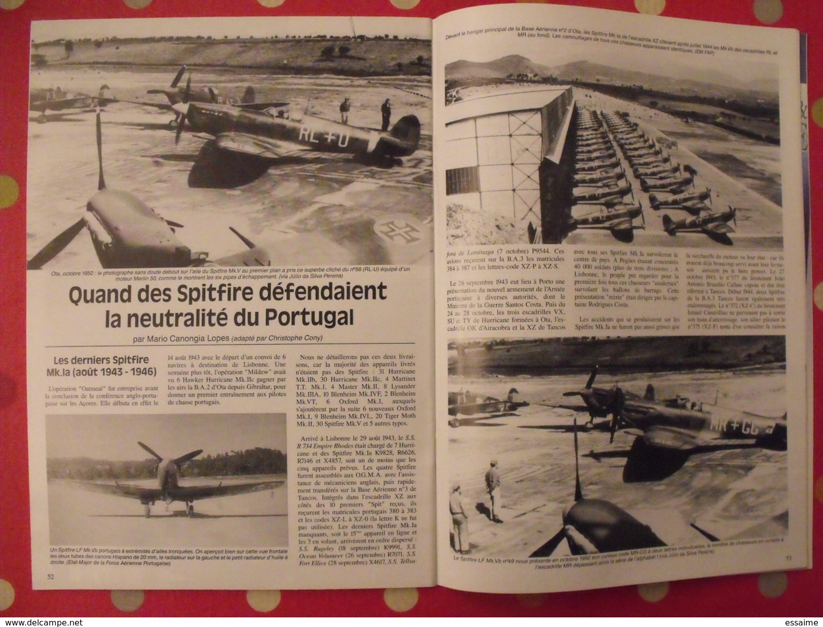 Lot De 4 Revues Avions. 2000-2001. Toute L'aéronautique Et Son Histoire. Aviation - Luchtvaart