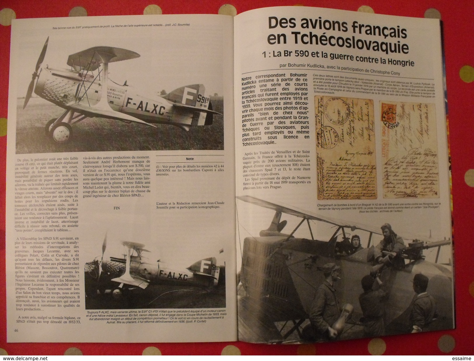 lot de 4 revues Avions. 2000-2001. toute l'aéronautique et son histoire. Aviation