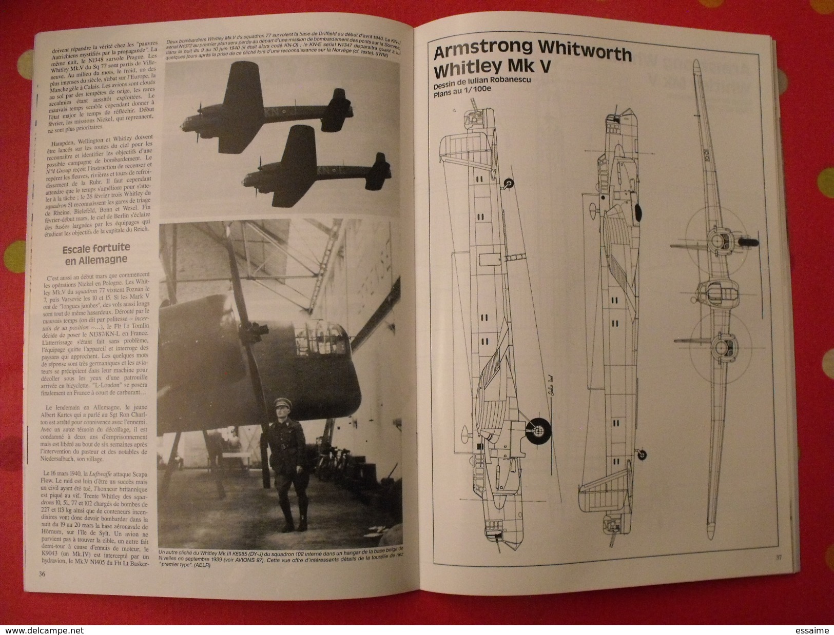 lot de 4 revues Avions. 2000-2001. toute l'aéronautique et son histoire. Aviation