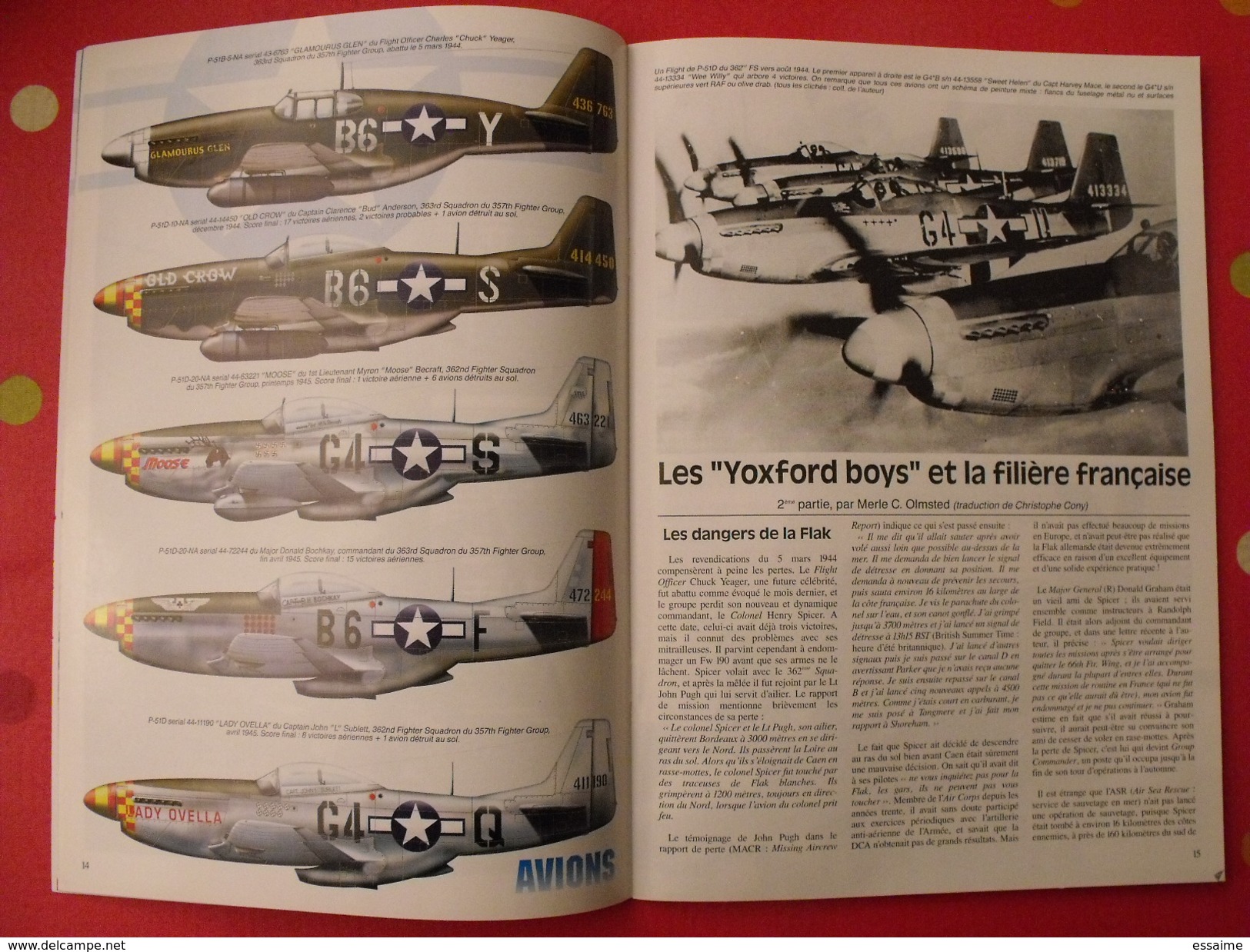 lot de 4 revues Avions. 2000-2001. toute l'aéronautique et son histoire. Aviation