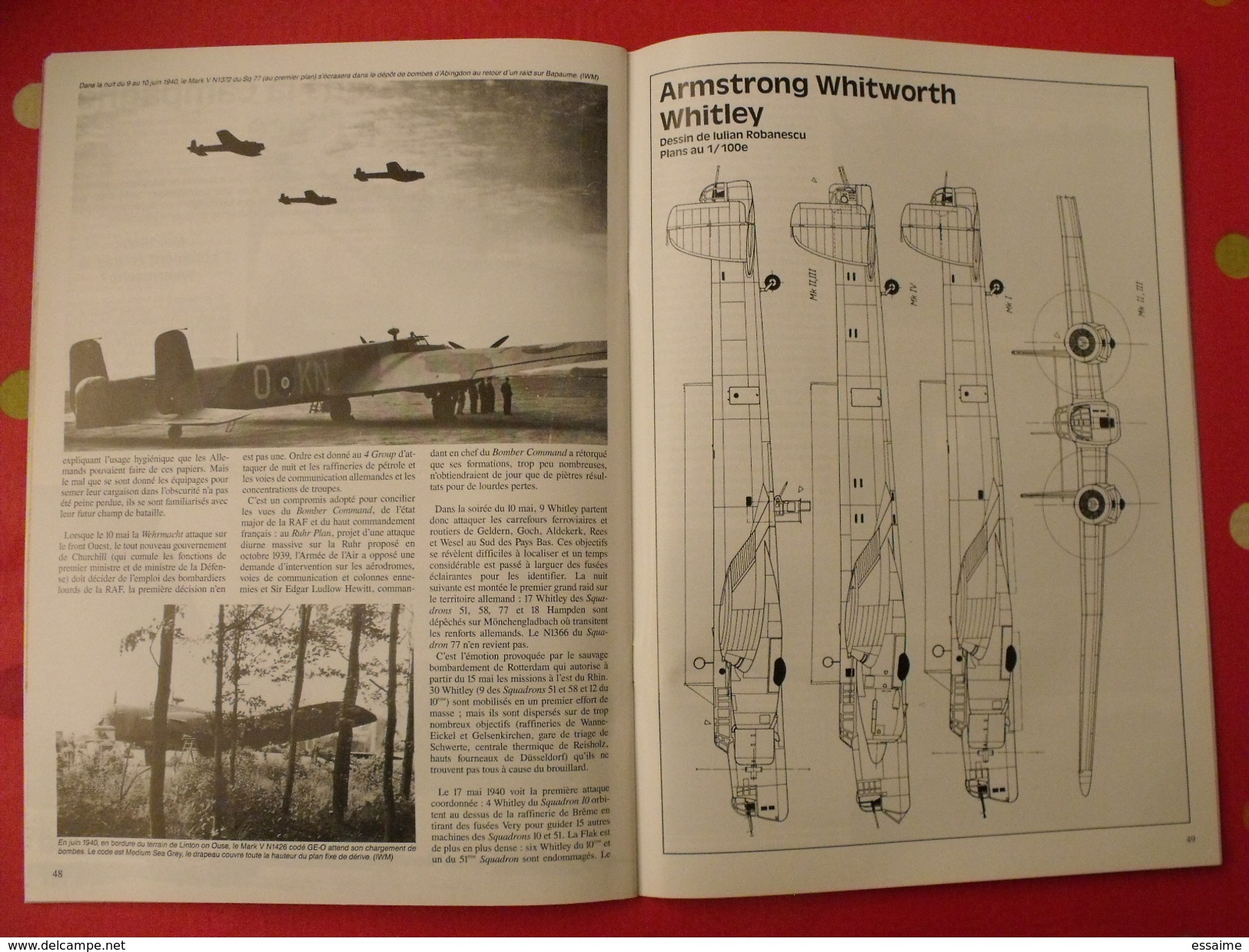 lot de 4 revues Avions. 2000-2001. toute l'aéronautique et son histoire. Aviation